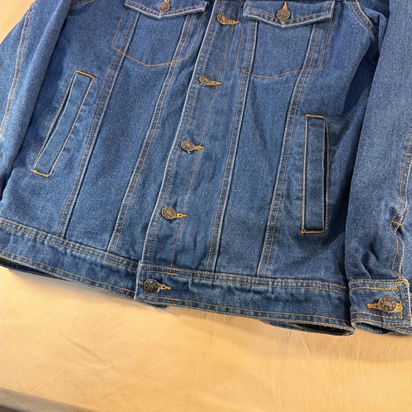 Bocini denim jacket, youth boys size large 10 to 12 Sherpa- Lined - Picture 3 of 8